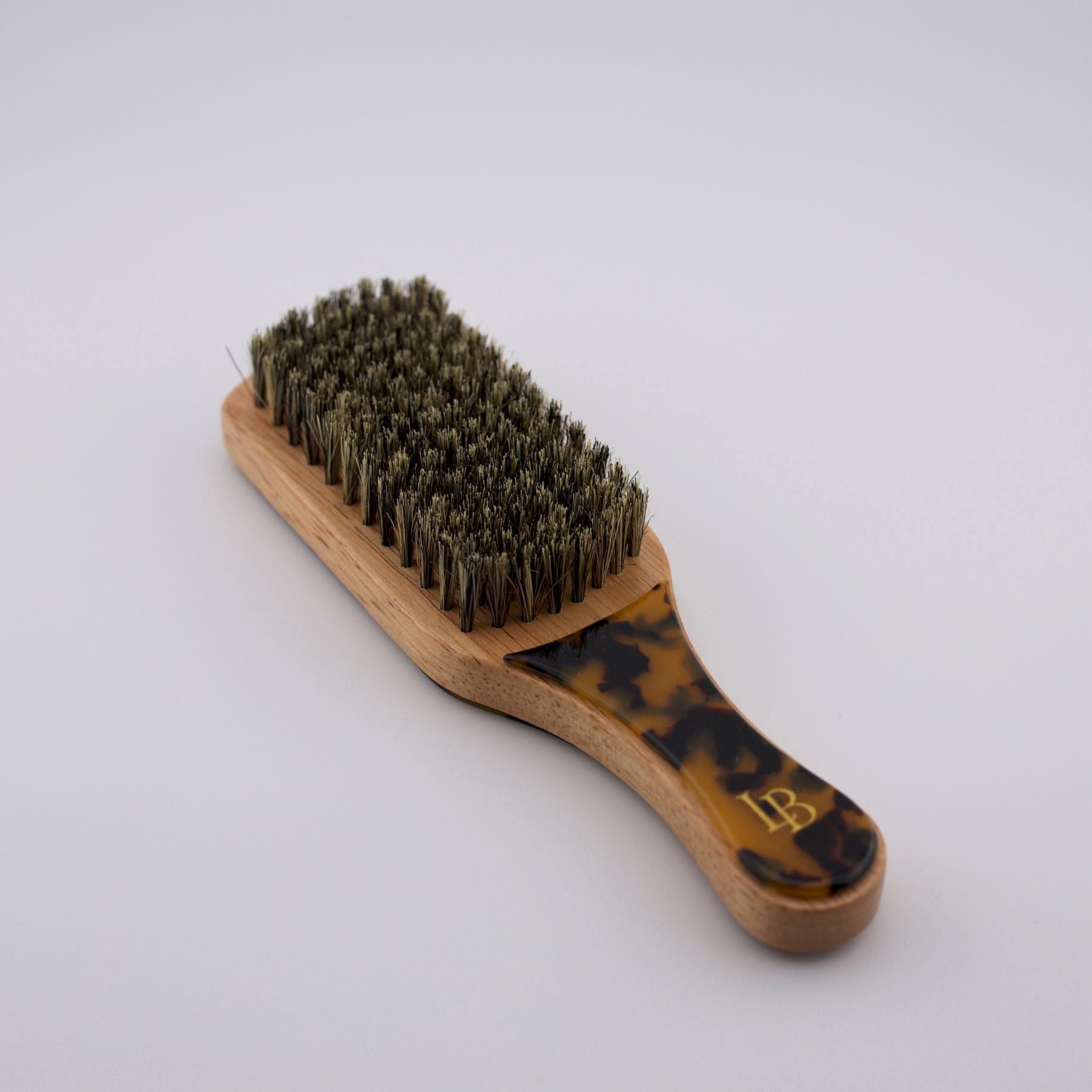 L'Brise Mini Boar Brush in Tortoise